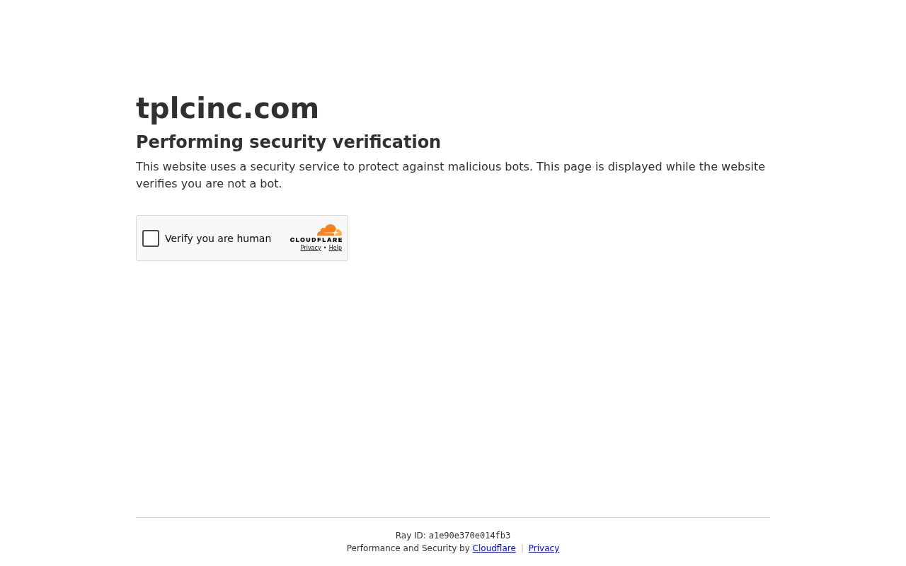 Captured page preview of tplcinc.com