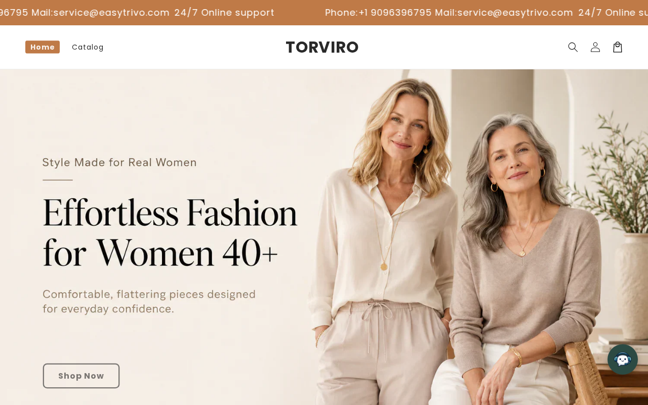 Screenshot of torviro.shop