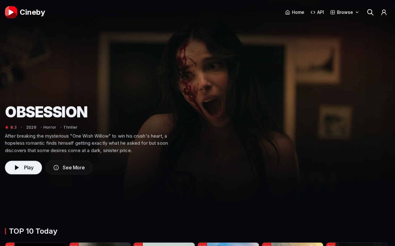 Screenshot of cineby.app