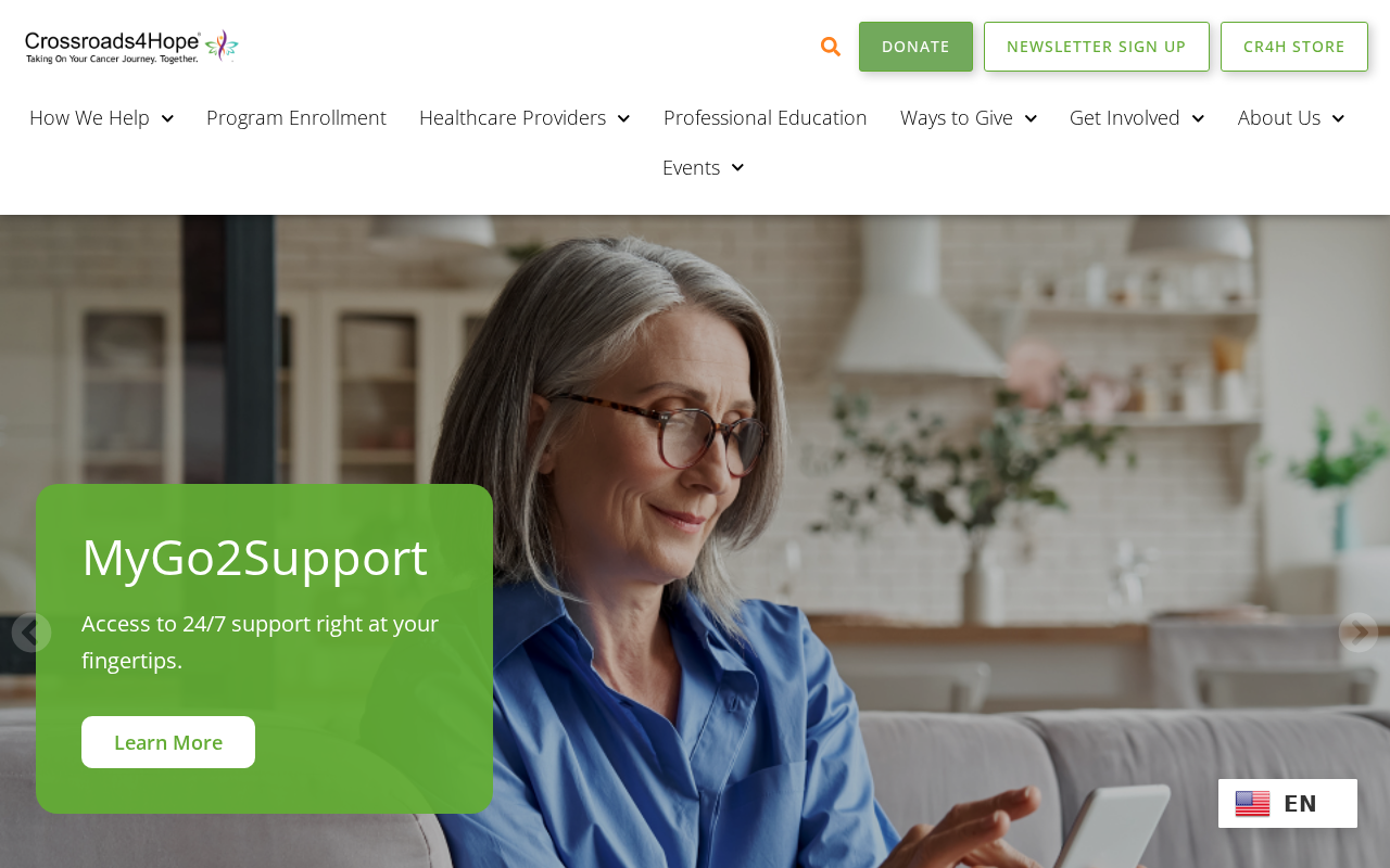 Screenshot of crossroads4hope.org