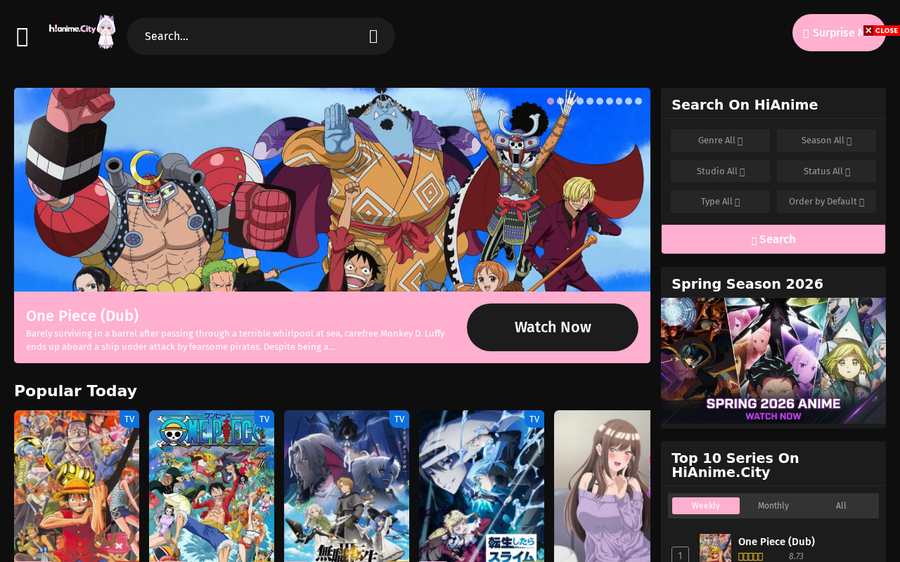 Screenshot of hianime.city
