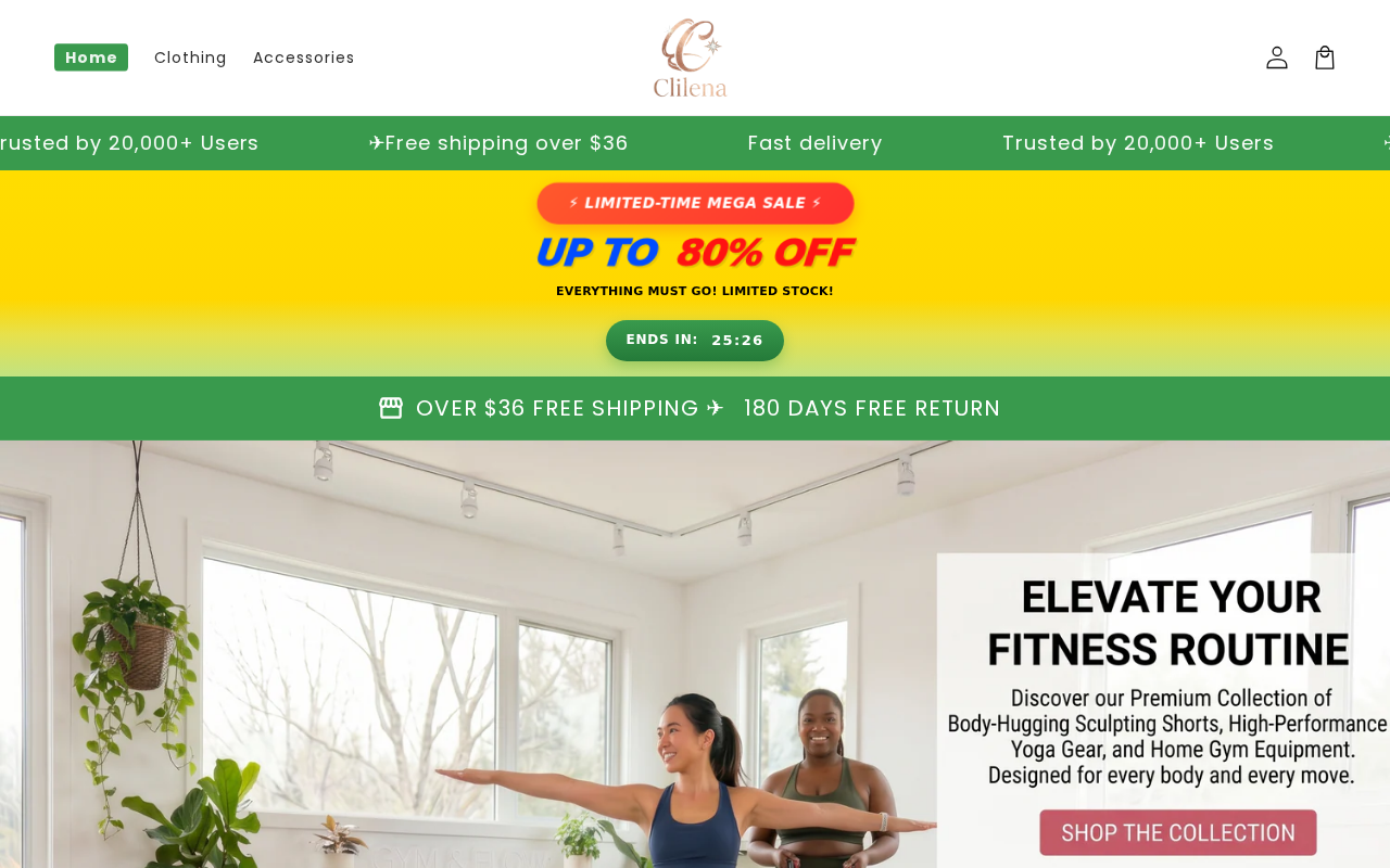 Screenshot of clilena.com