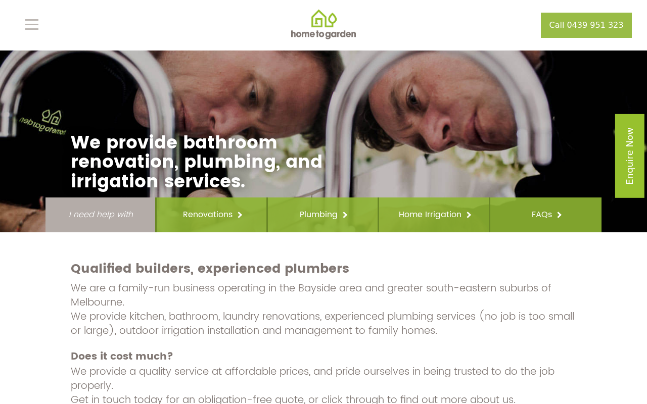 Screenshot of hometogarden.com.au