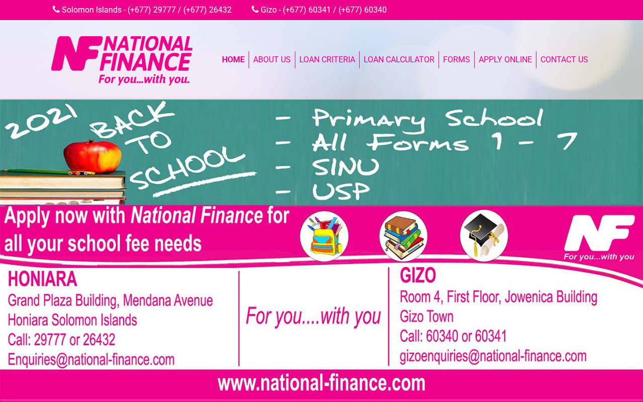 Screenshot of national-finance.com