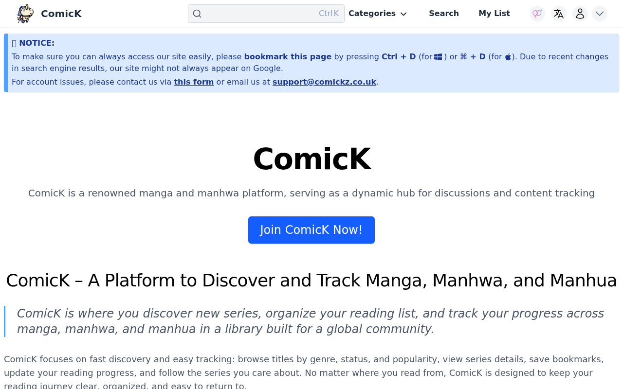 Screenshot of comickz.co.uk
