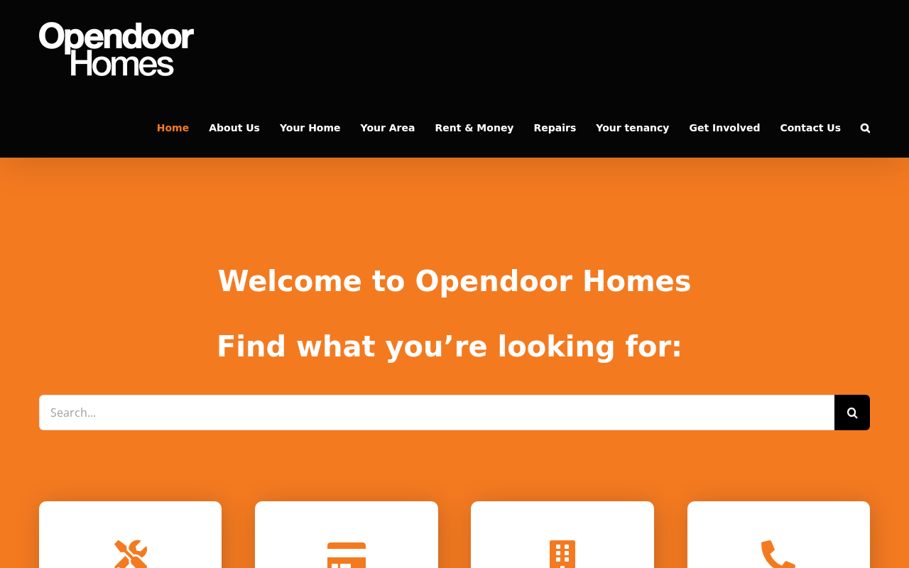 Screenshot of opendoorhomes.org