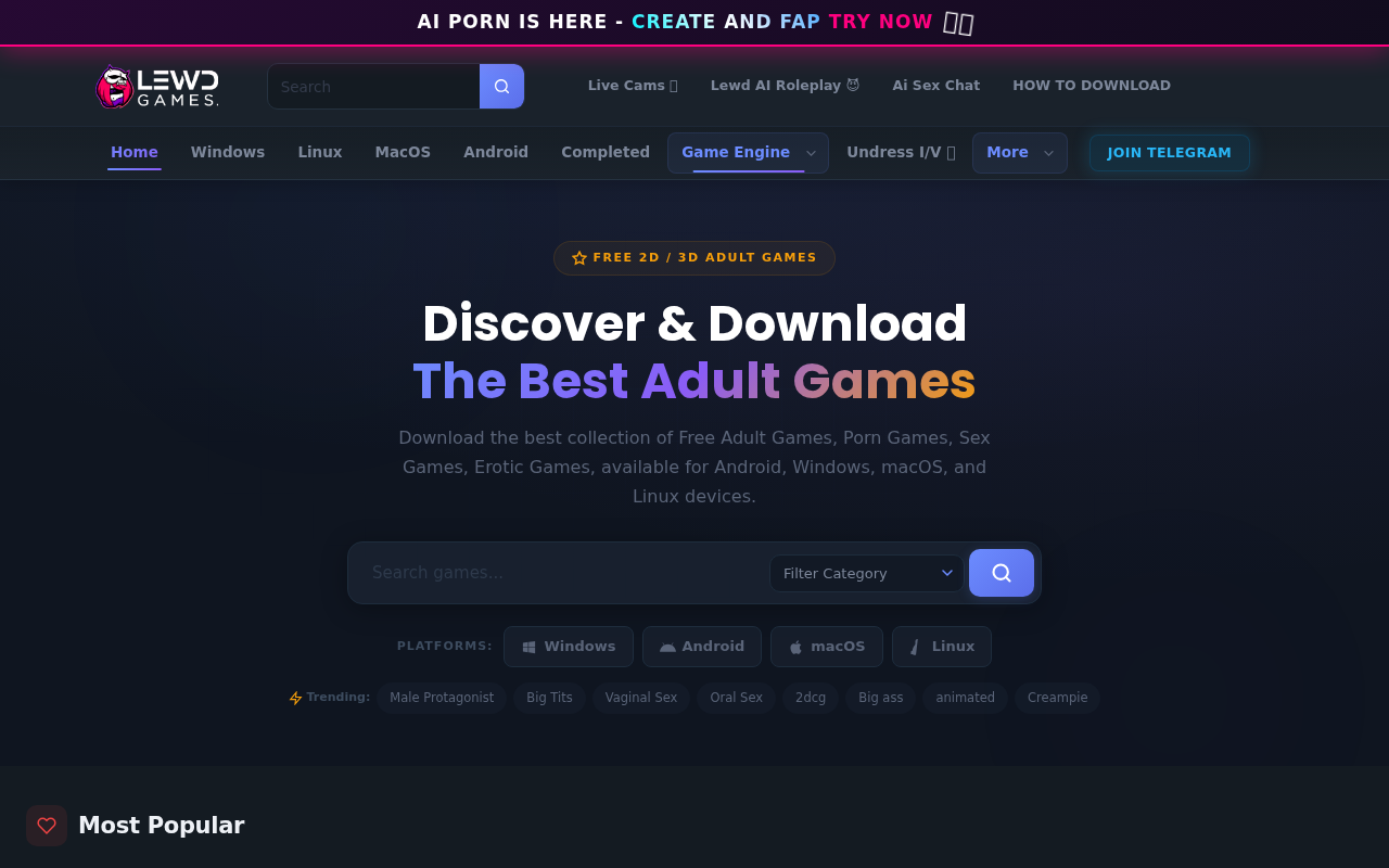 Screenshot of lewdgames.to