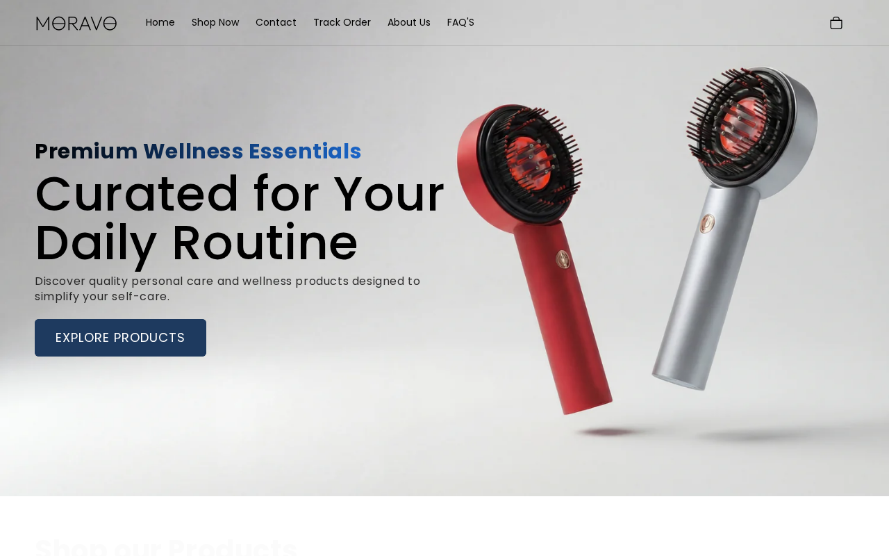 Screenshot of shopmoravo.com