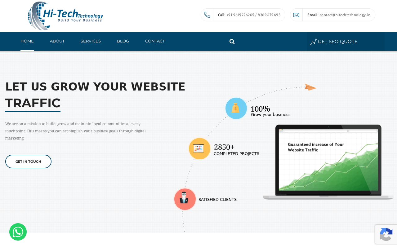 Screenshot of hitechtechnology.in