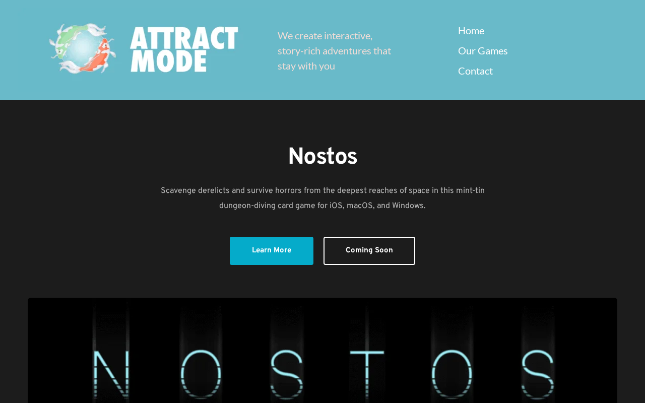 Screenshot of attractmode.co.uk