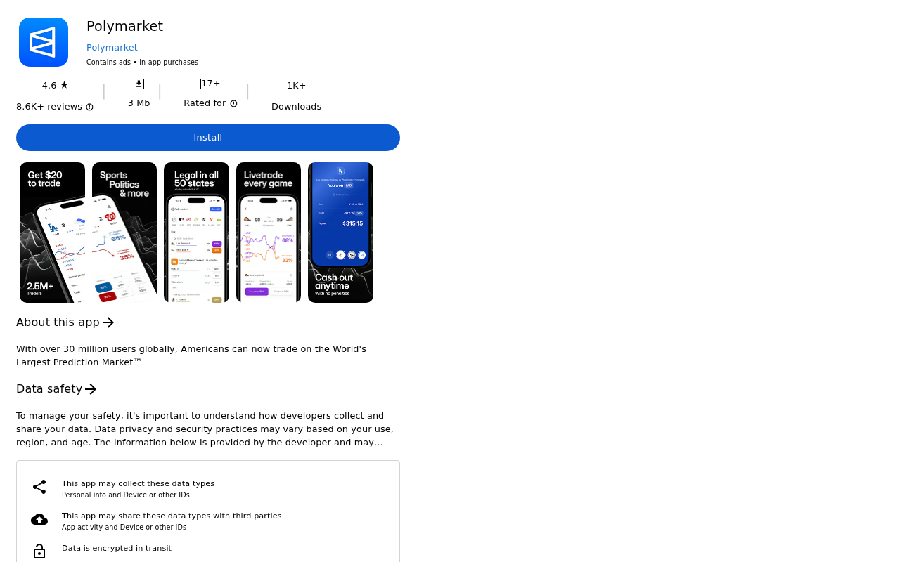 Screenshot of polymarket-android-app-page.info