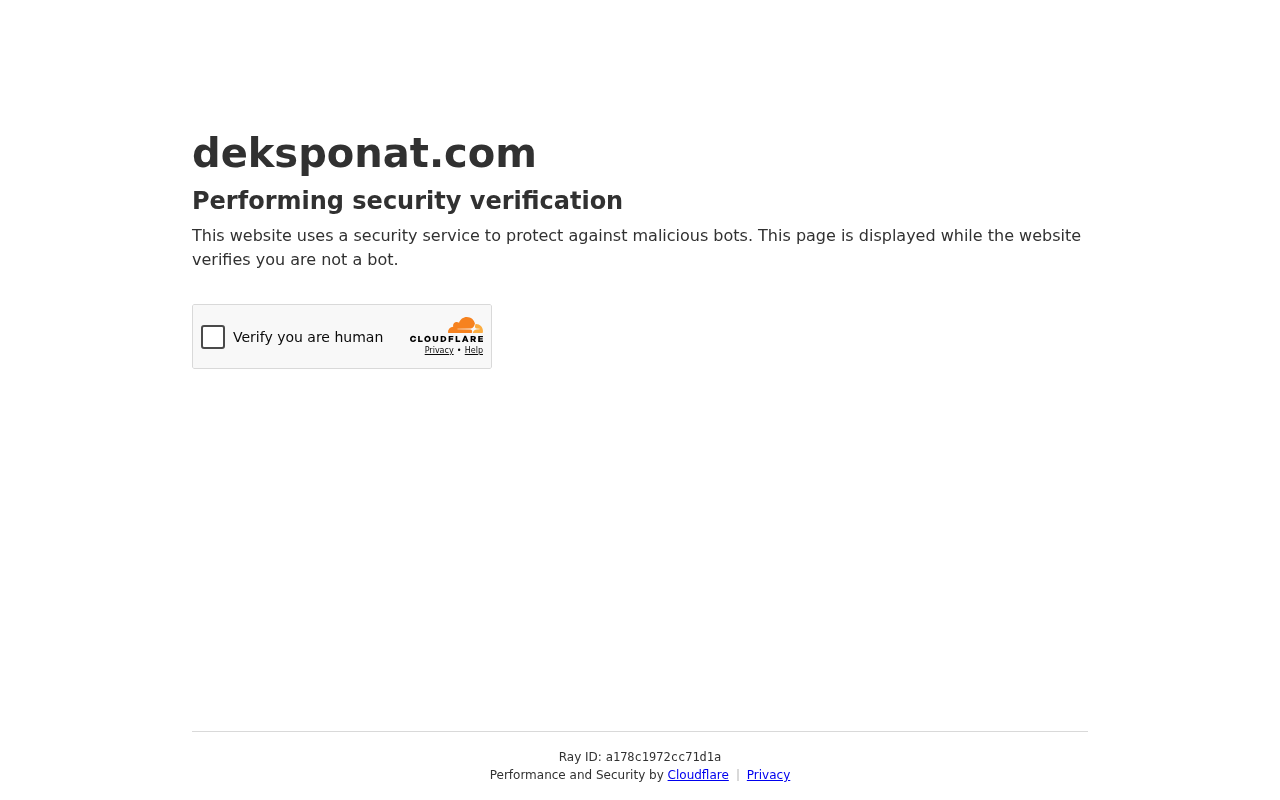 Screenshot of deksponat.com
