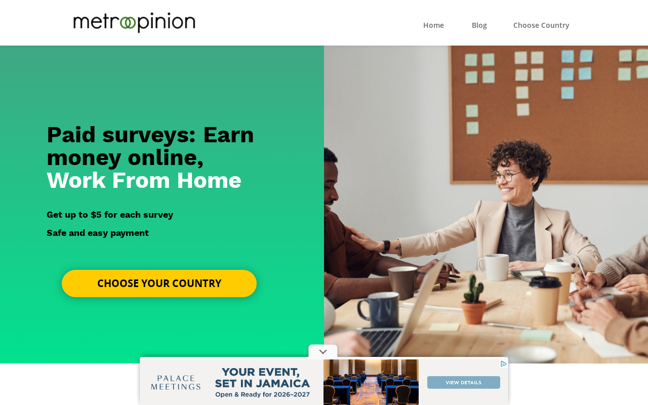 Screenshot of metroopinion.com