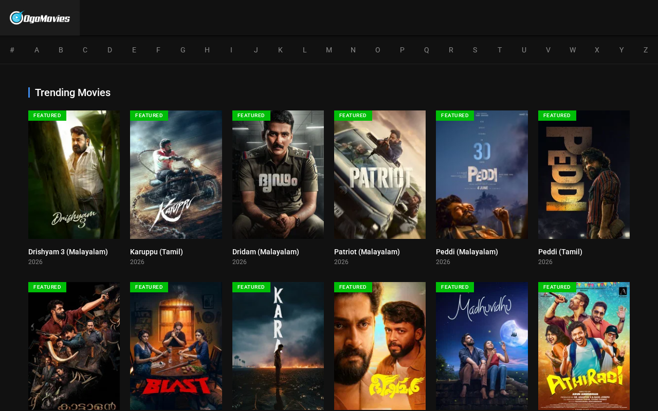 Screenshot of ogomovies1.com.pk