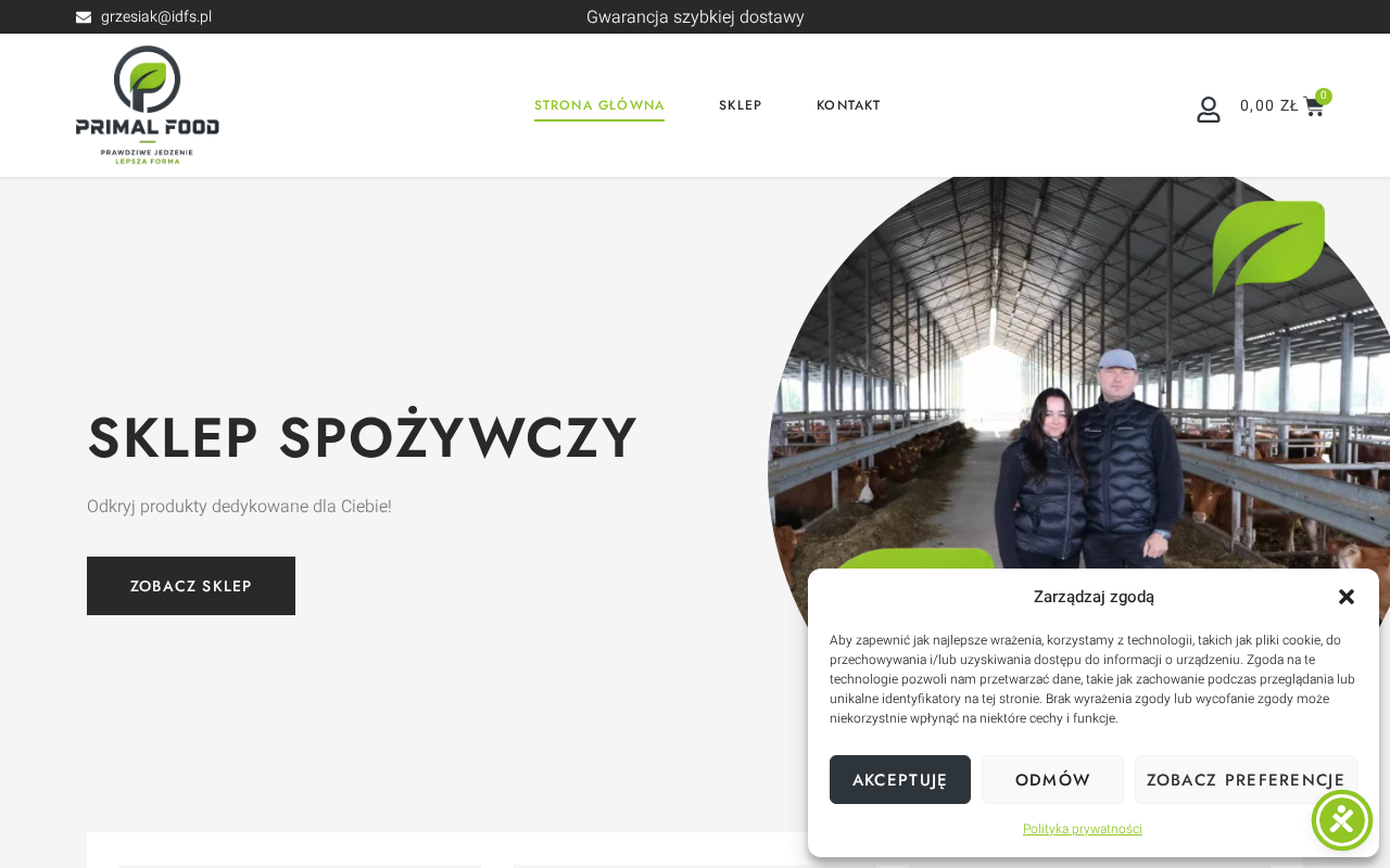 Screenshot of primalfood.pl