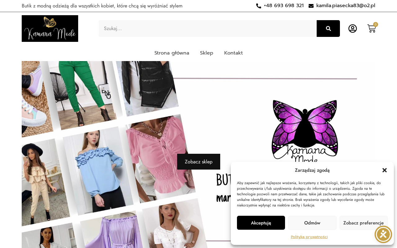 Screenshot of sklepkamanamode.pl
