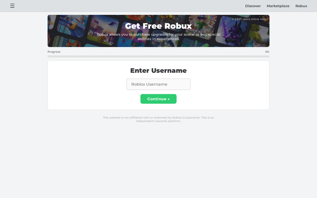 Screenshot of zenreward.site