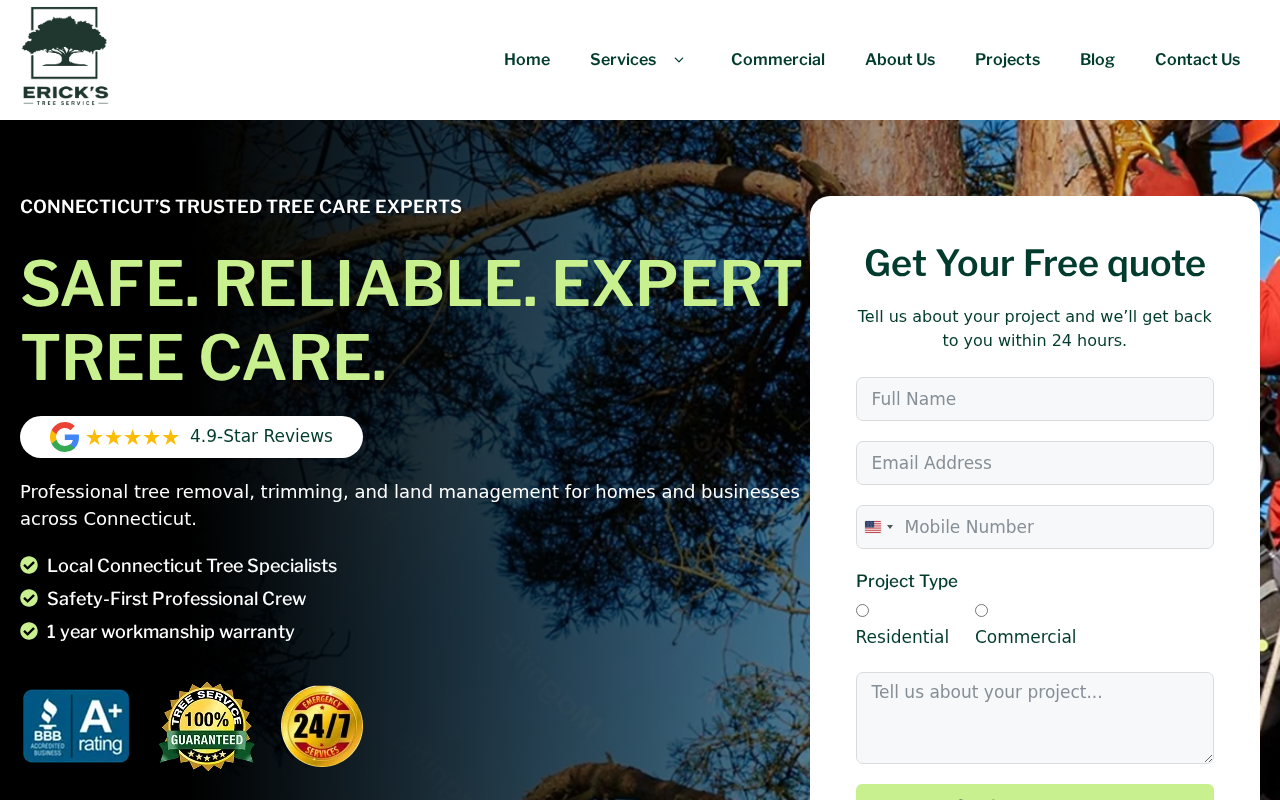 Screenshot of erickstreeservice.com