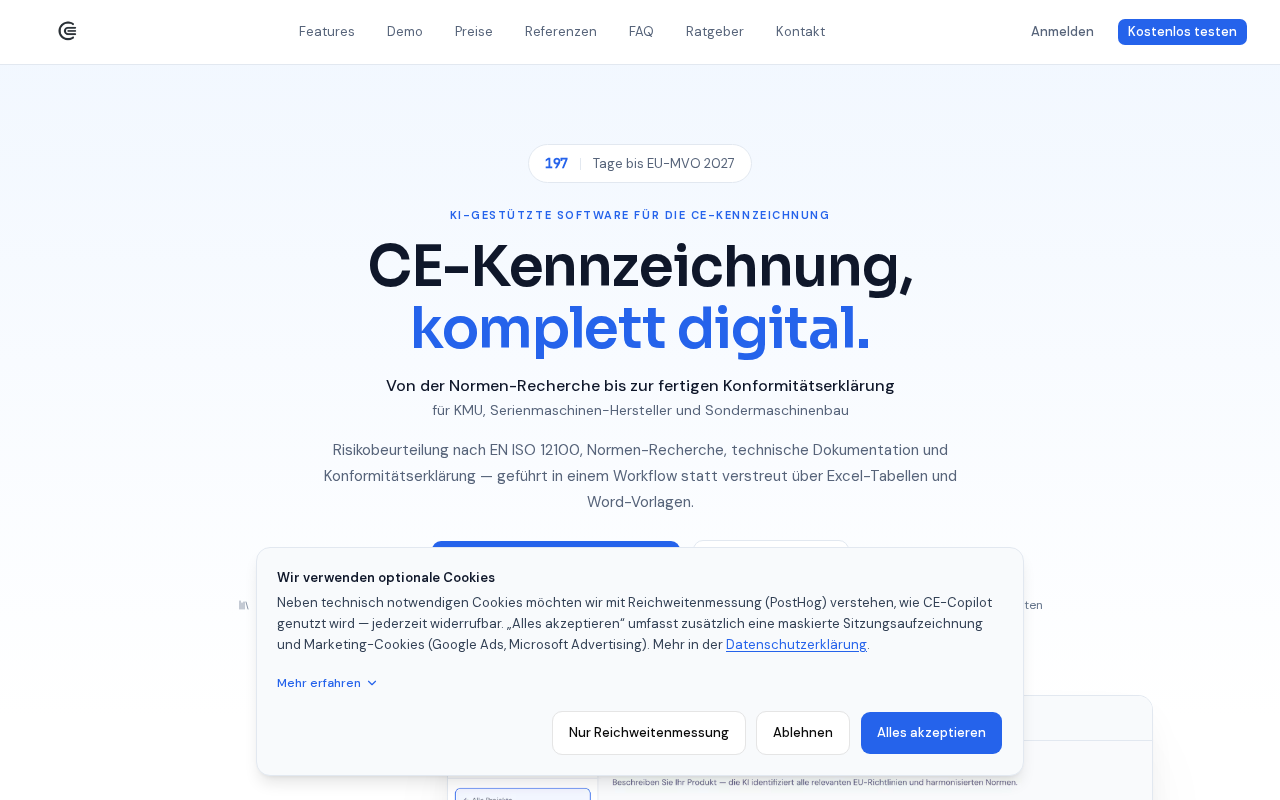 Screenshot of ce-copilot.de