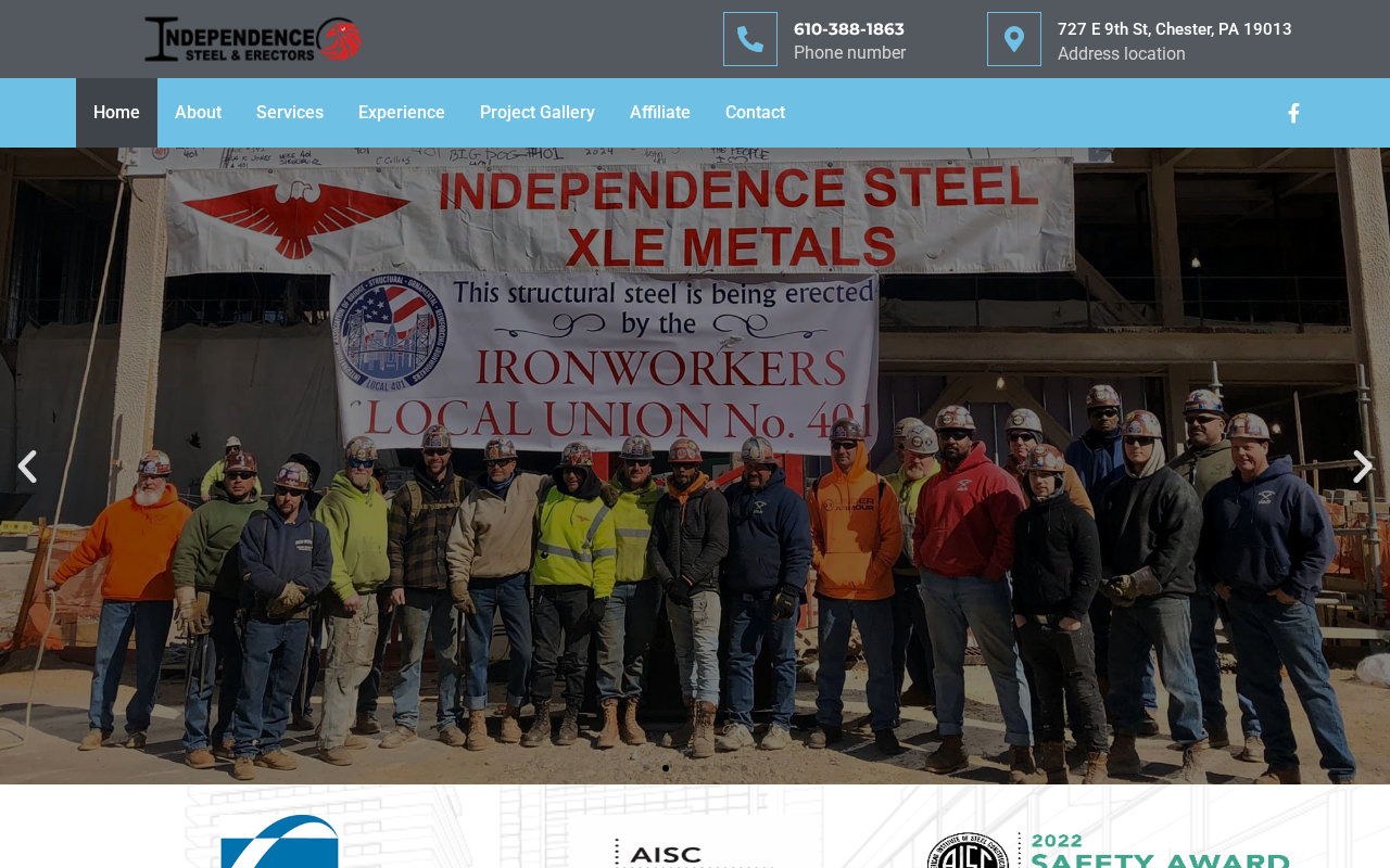 Screenshot of independencesteel.com