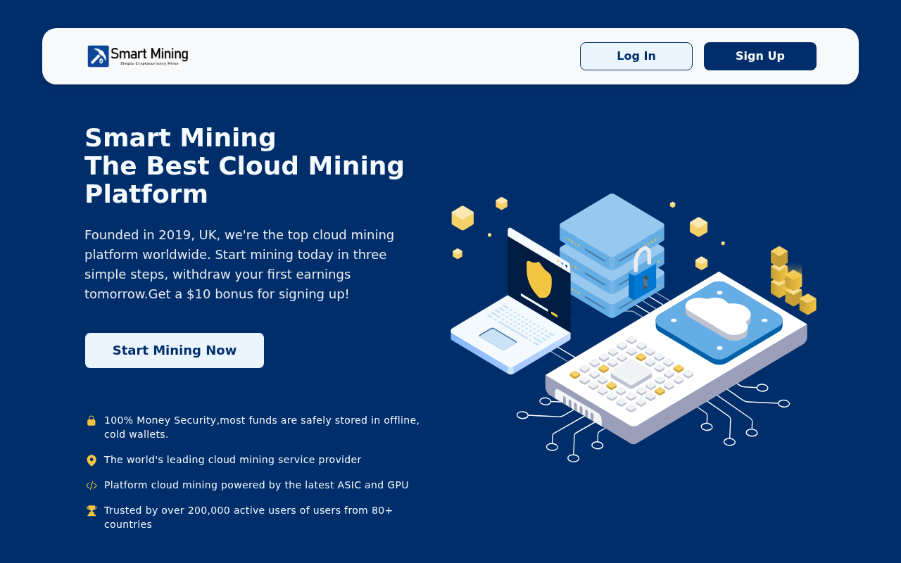 Screenshot of smartmining.lol