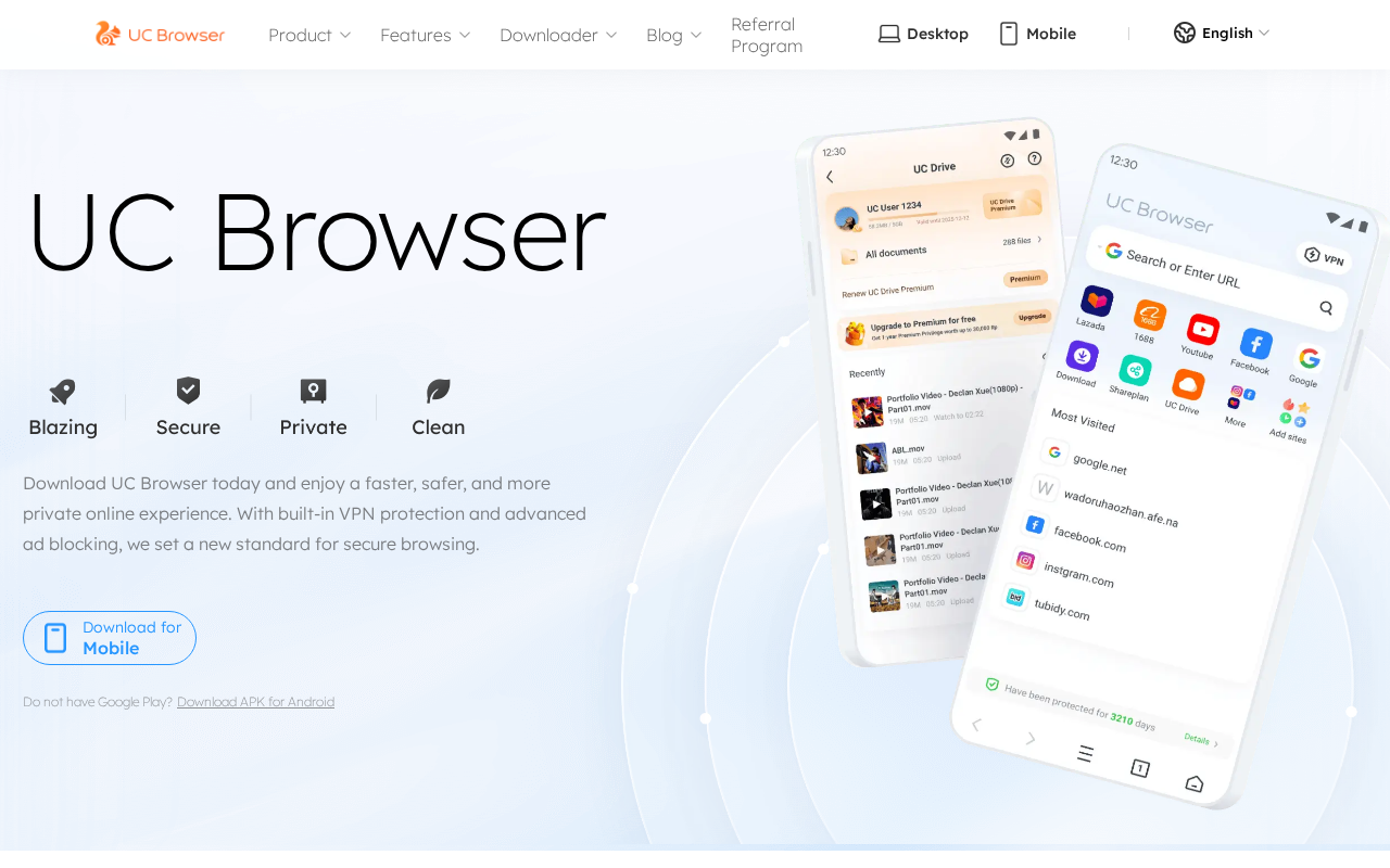 Screenshot of ucweb.com