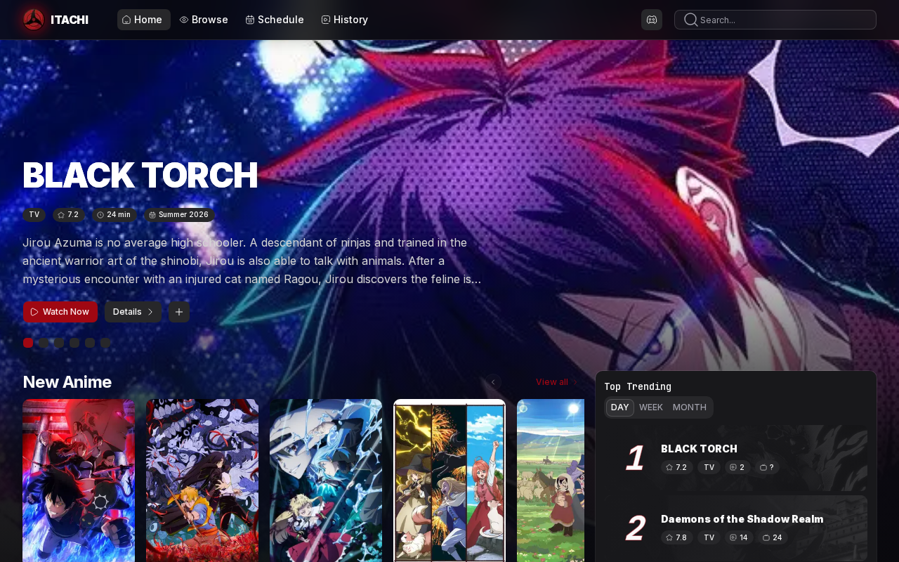 Screenshot of itachi.tv