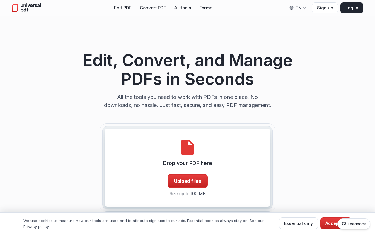 Captured page preview of universalpdf.com