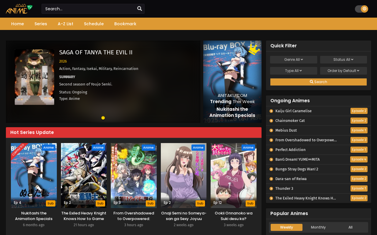 Screenshot of anitaku.com.ro