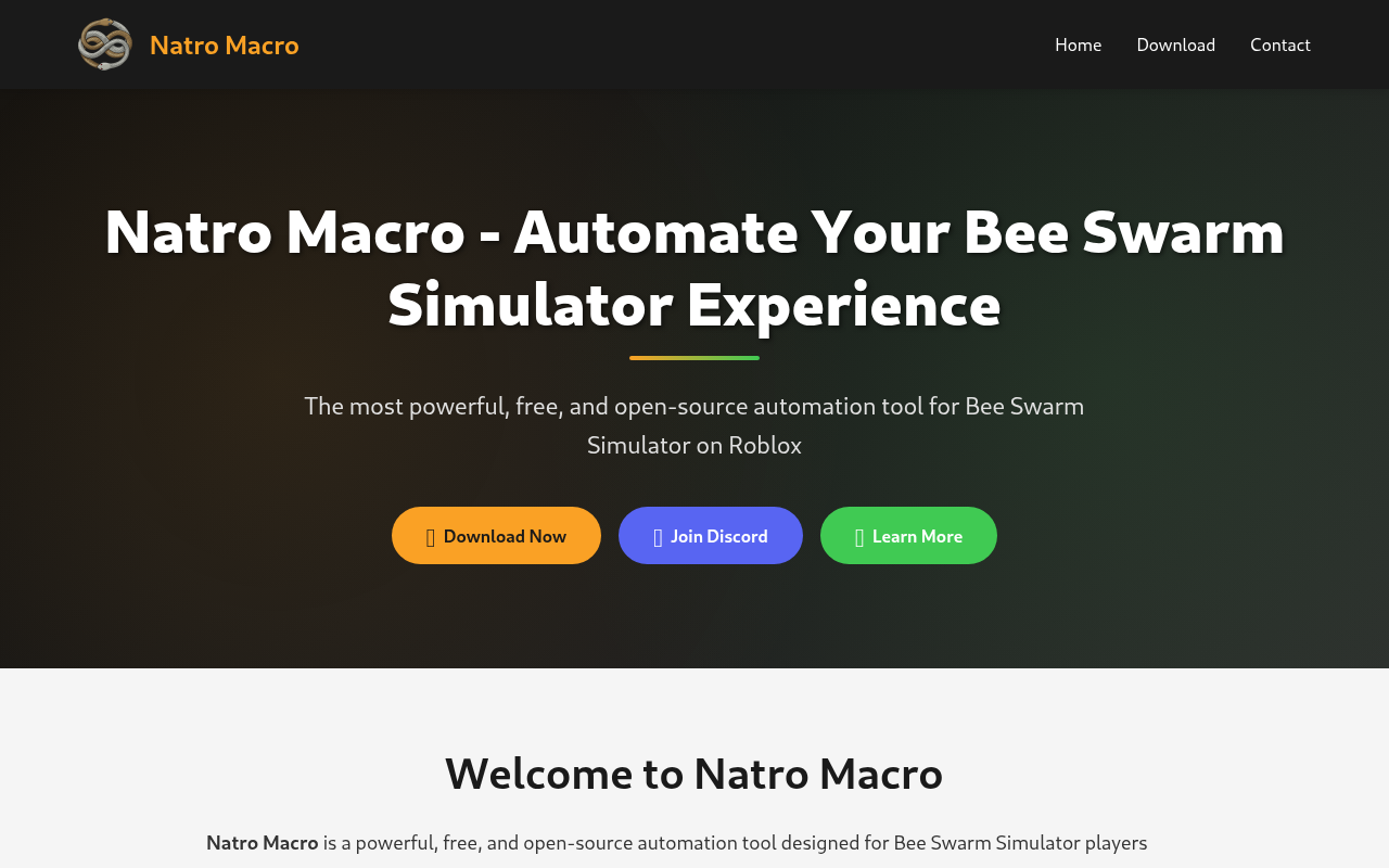 Screenshot of natromacro.net
