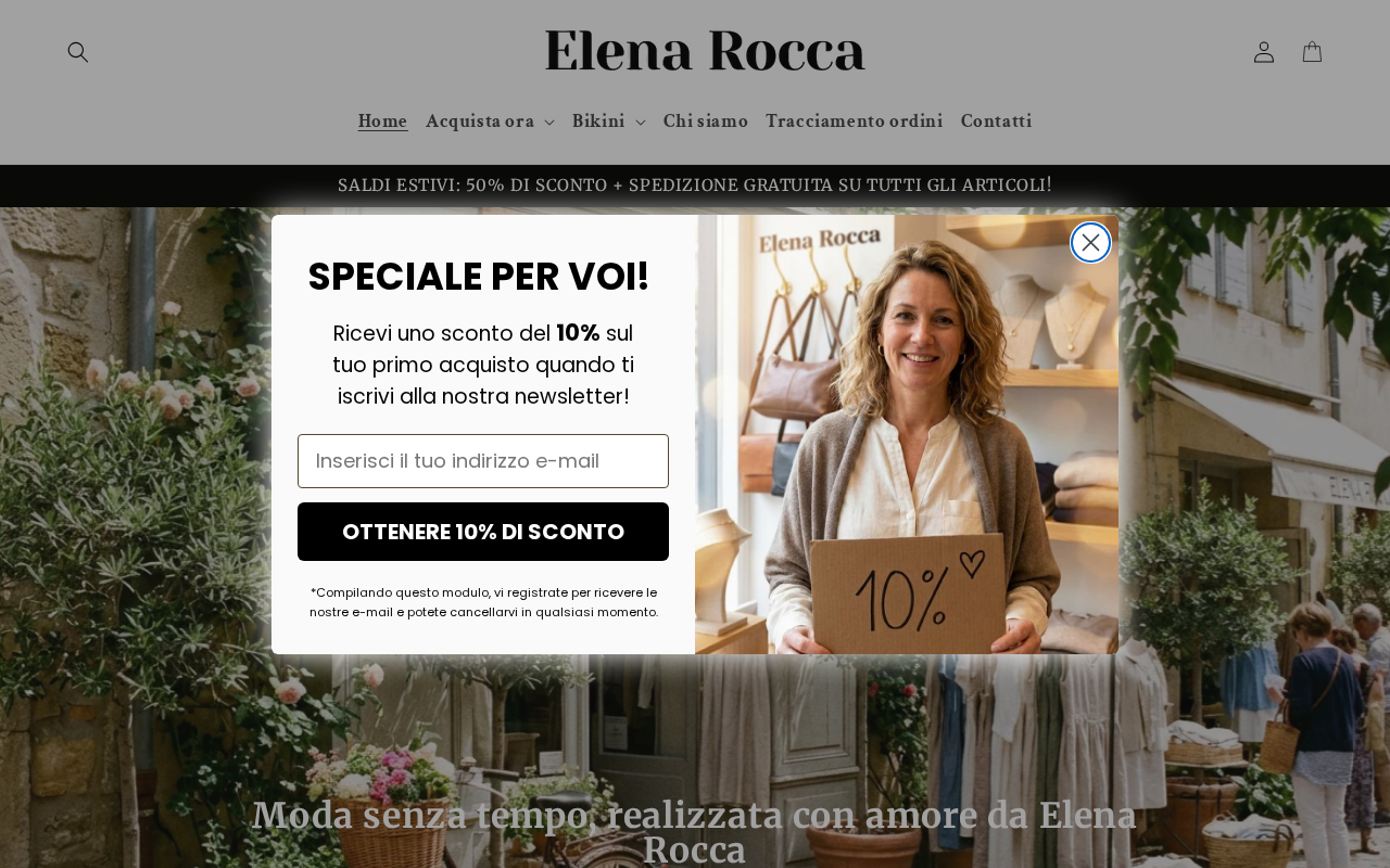 Screenshot of elenarocca.com