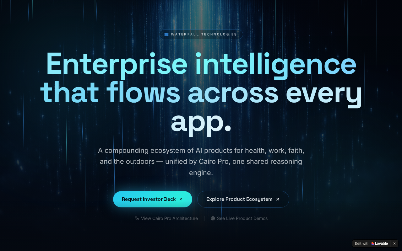 Screenshot of waterfalltechnologies.net