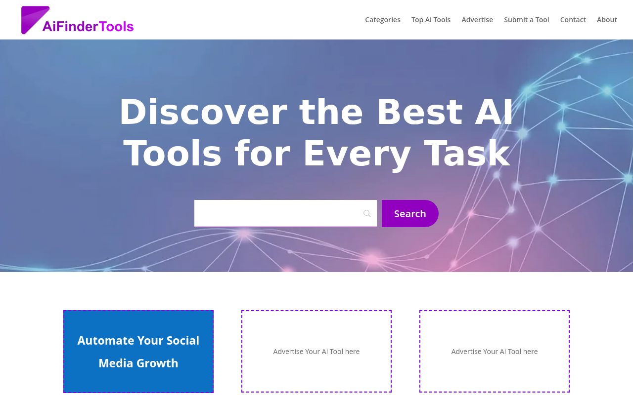 Screenshot of aifindertools.com