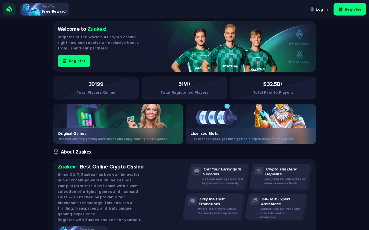 Screenshot of zuakex.com