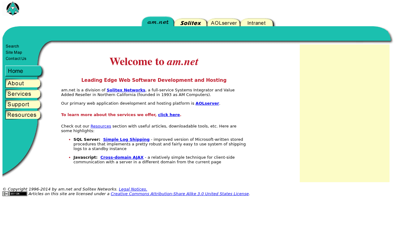 Screenshot of am.net