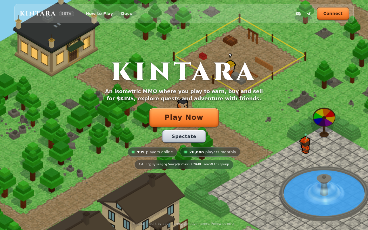 Captured page preview of kintara.com