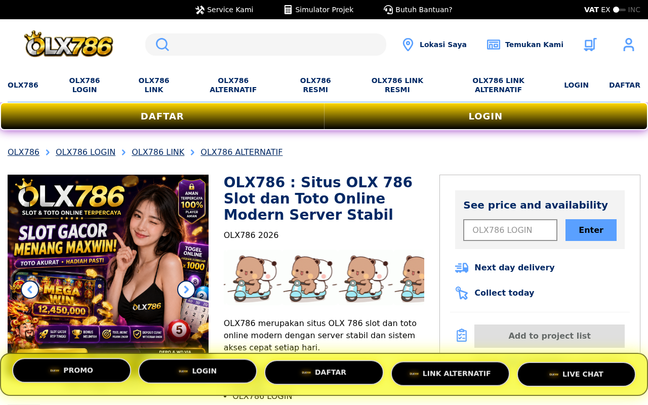 Screenshot of olx786.com