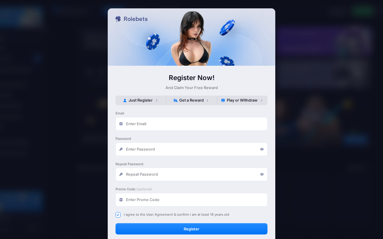 Screenshot of rolebets.com