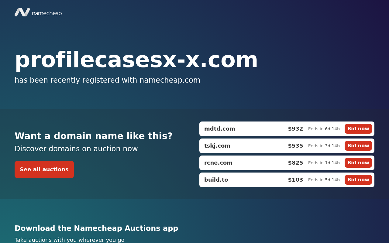 Screenshot of profilecasesx-x.com