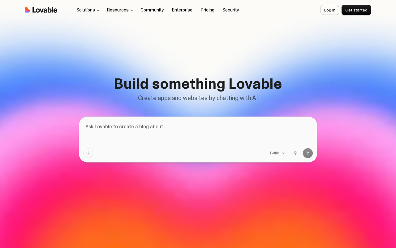 Screenshot of lovable.app