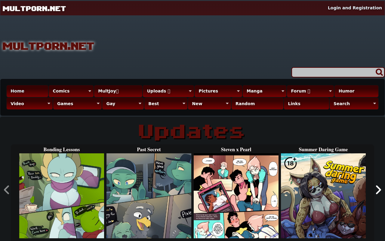 Screenshot of multporn.com