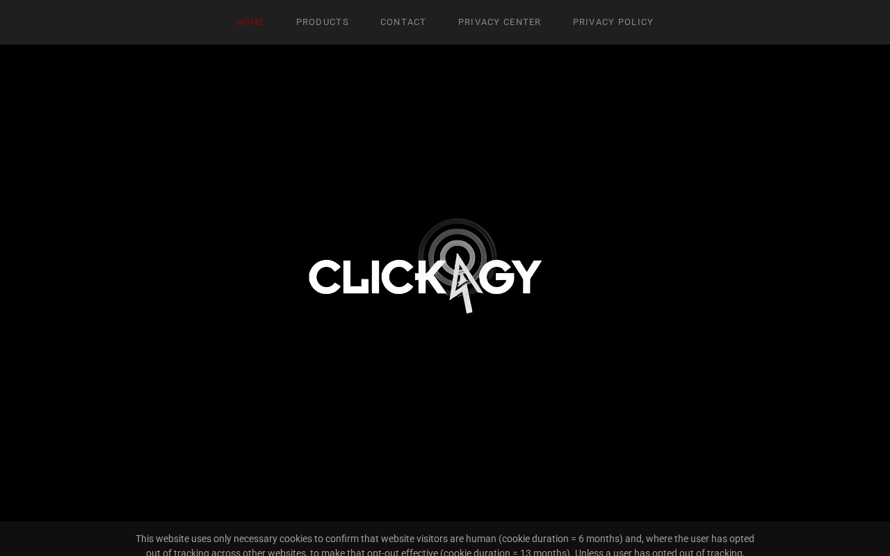 Screenshot of clickagy.com