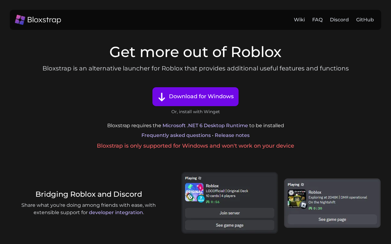 Screenshot of bloxstraplabs.com
