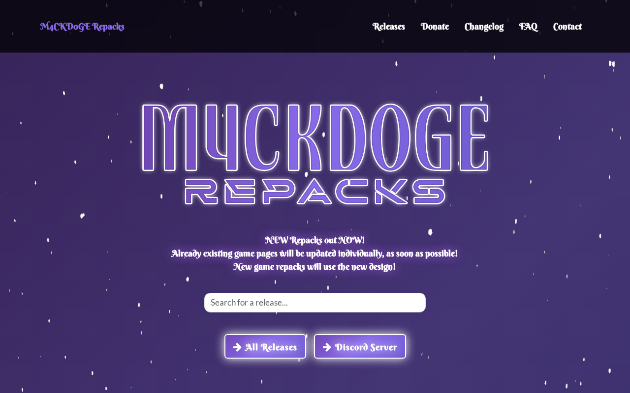 Screenshot of m4ckd0ge-repacks.site