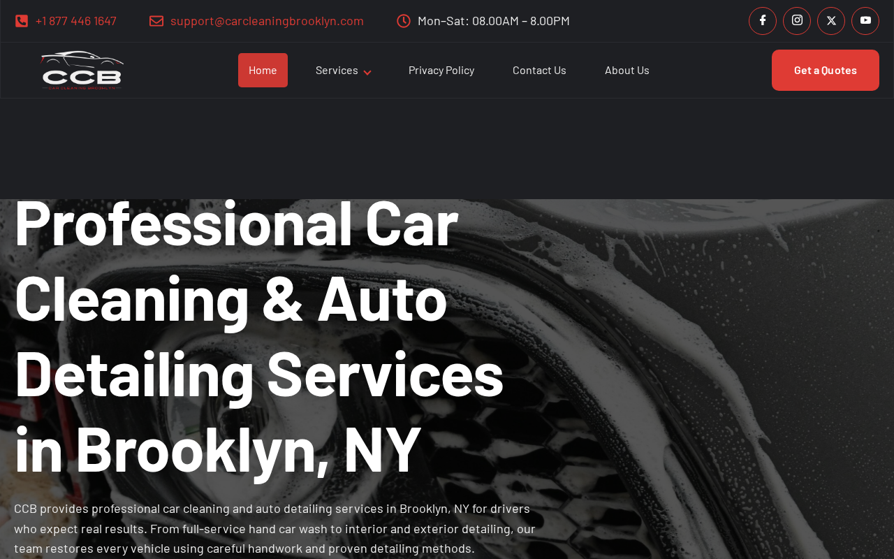 Screenshot of carcleaningbrooklyn.com