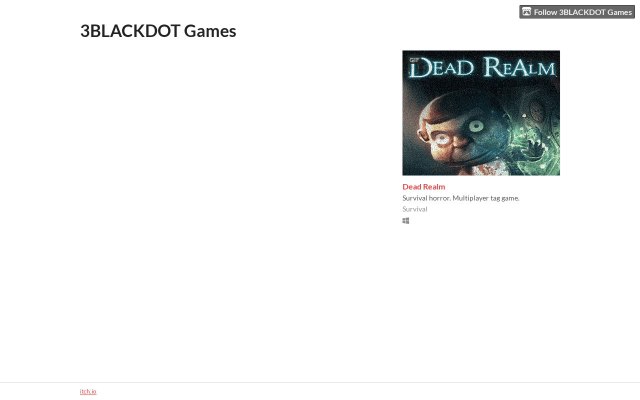 Screenshot of 3blackdot-games.itch.io