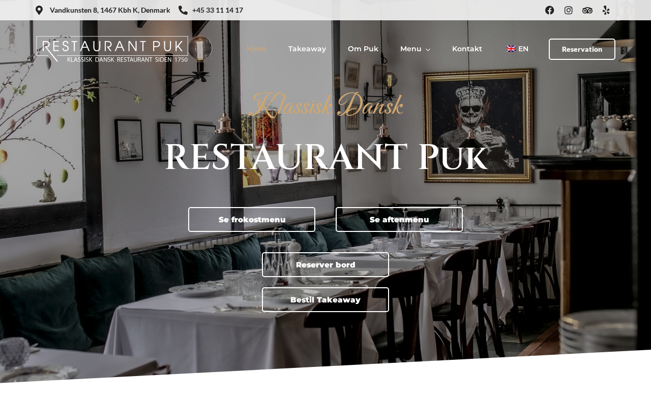 Screenshot of restaurantpuk.dk
