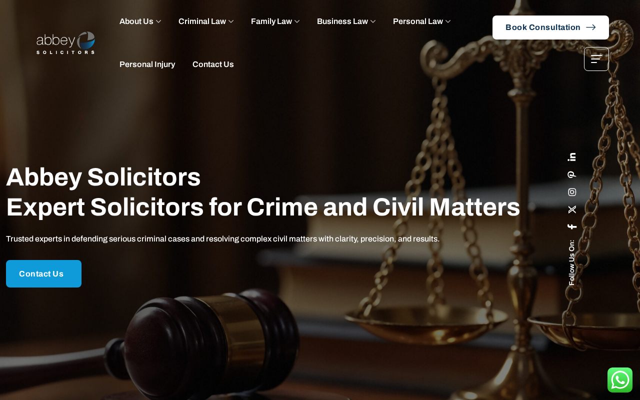 Captured page preview of abbeysolicitors.co.uk