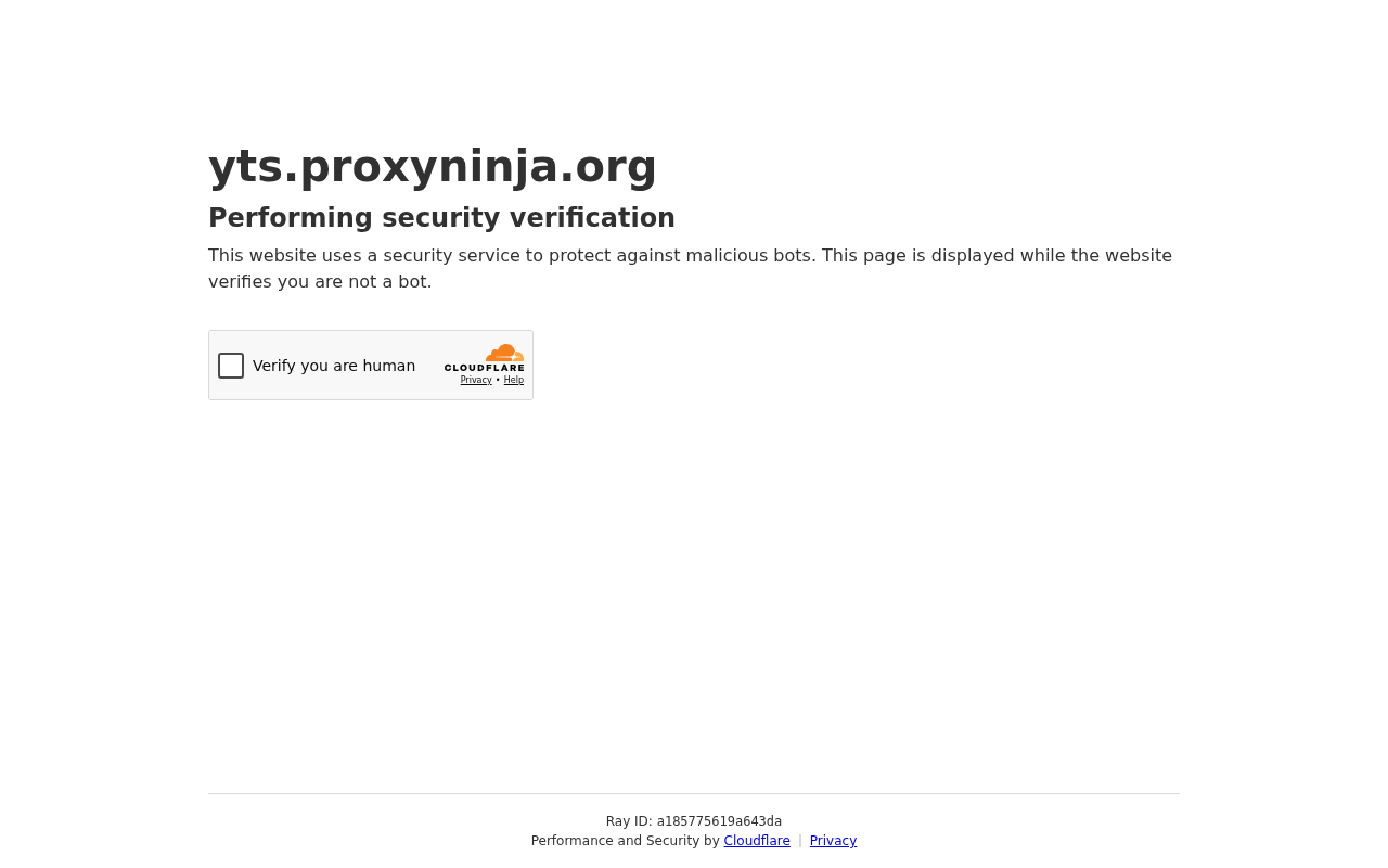 Screenshot of yts.proxyninja.org