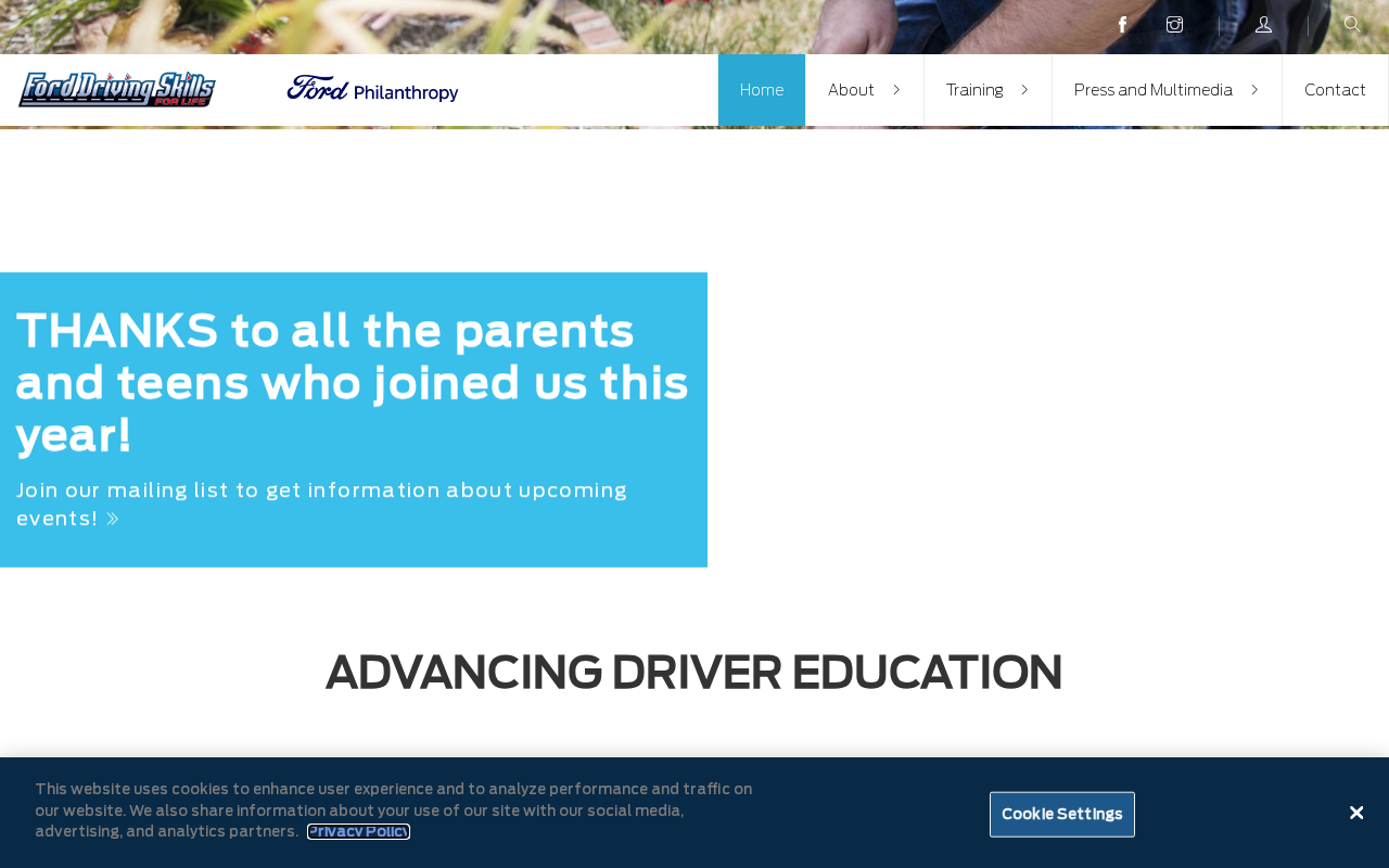 Screenshot of drivingskillsforlife.com